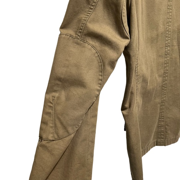 TED BAKER Women’s Army Green Military Utility Shacket Size 3 - Picture 8 of 12